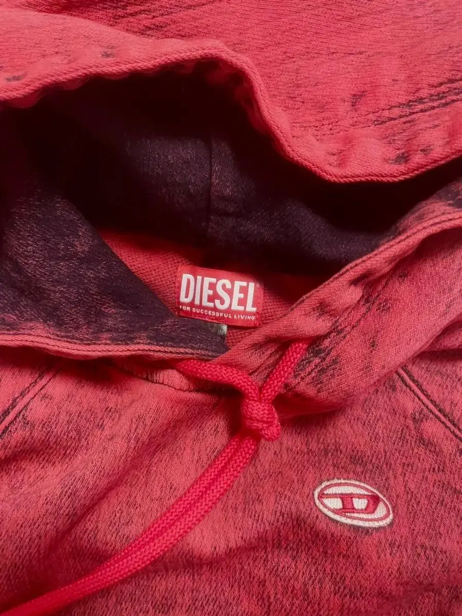 Diesel 크롭 후드 angy hood fs